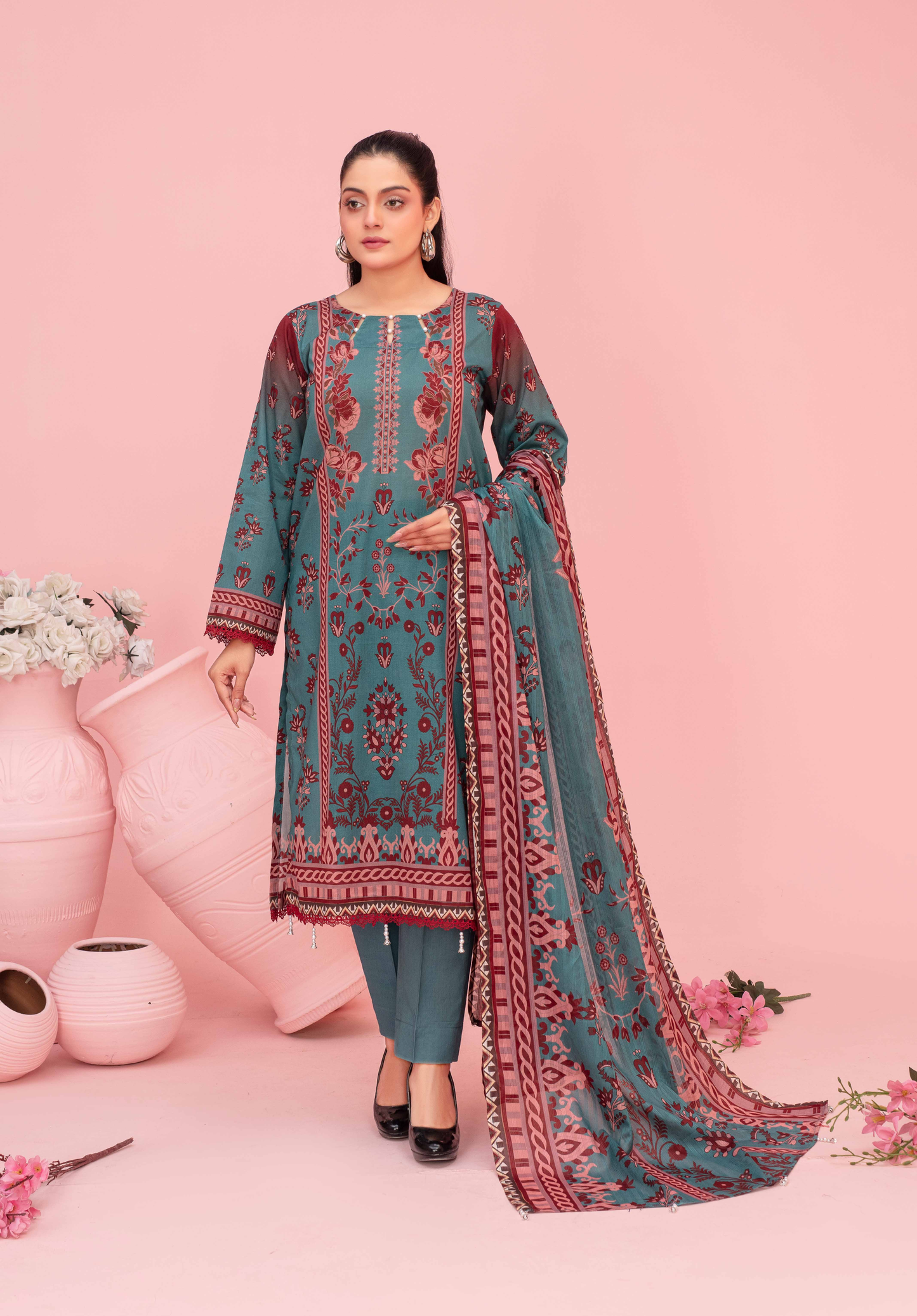 Fabiha By Feroza Printed Lawn 3PC