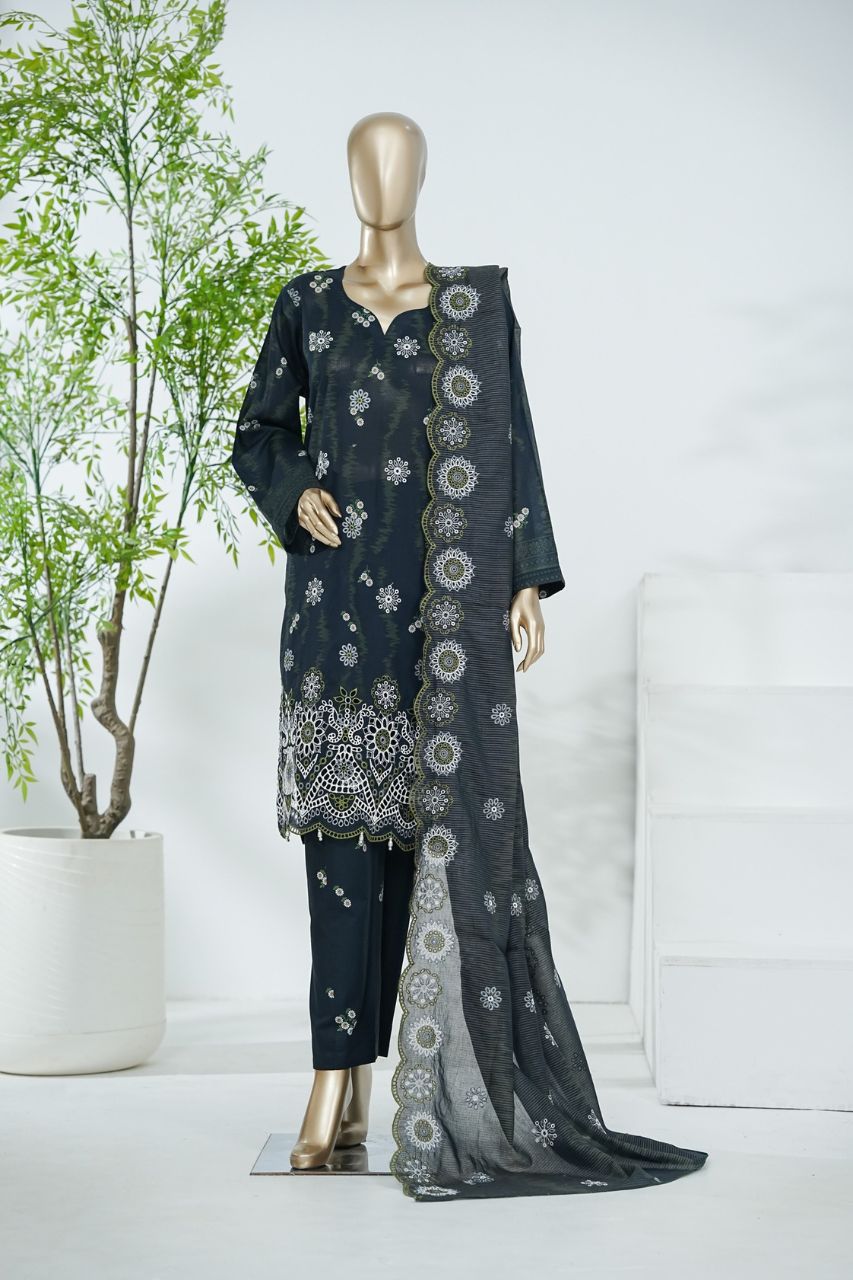 Aifa Printed & Embroidered Lawn 3PC