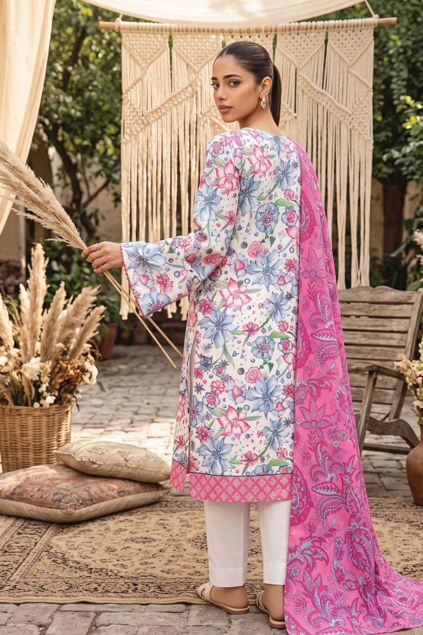 Zesh Digital Printed Viscose 3PC