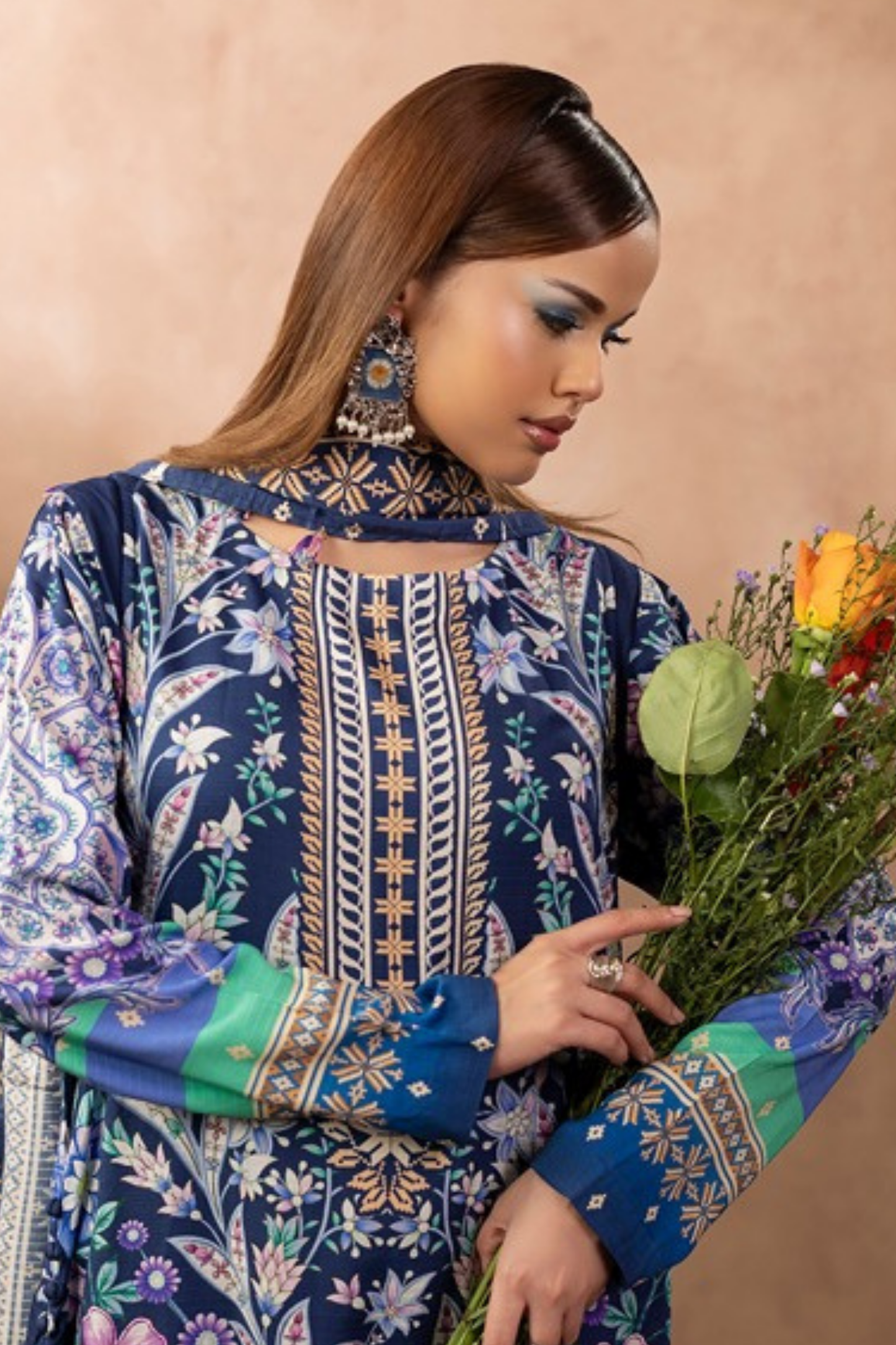 Paltar Premium Marina Printed 3PC