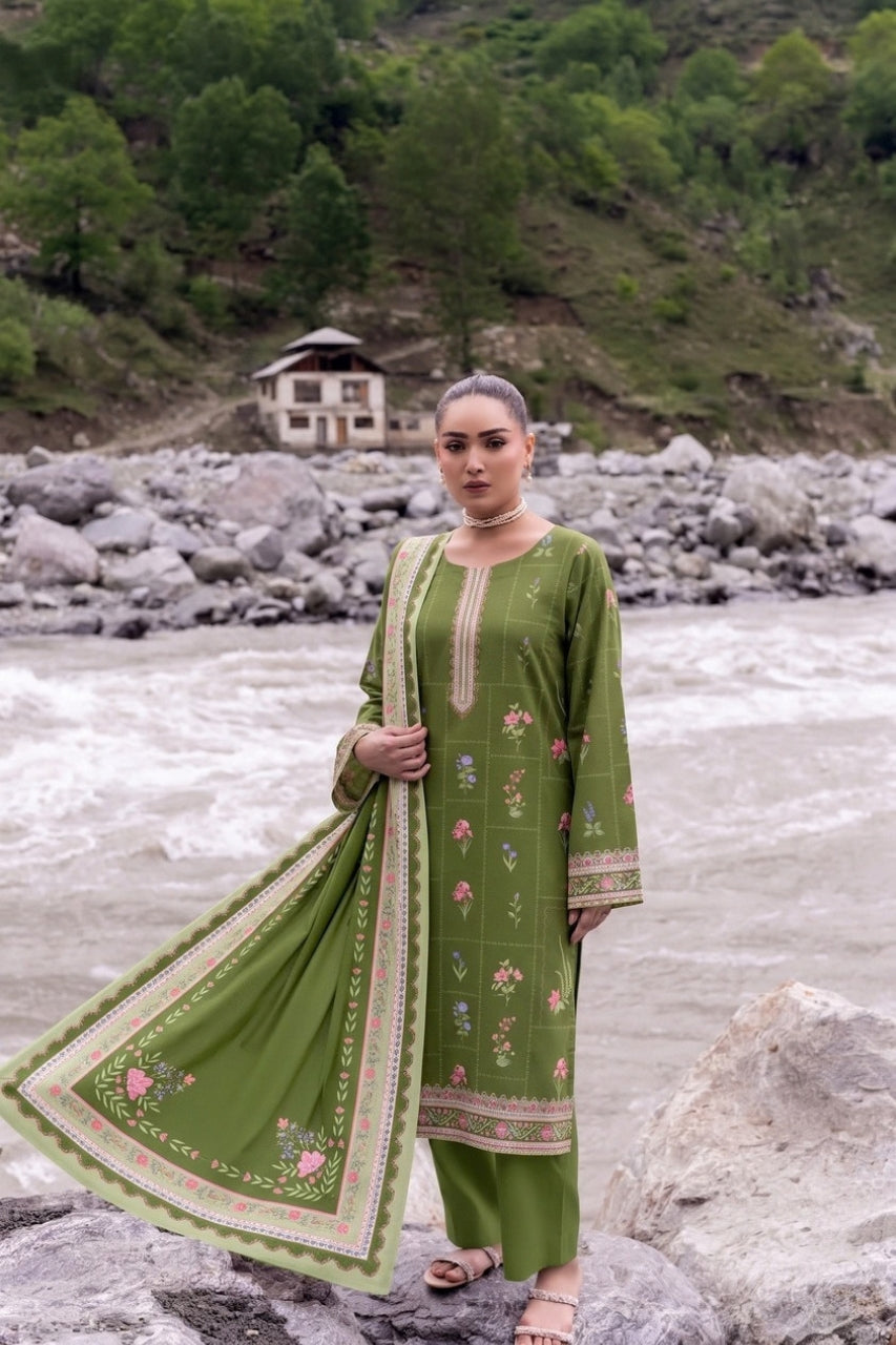 Mirha By Shanaya Digital Printed Marina Leather 3PC
