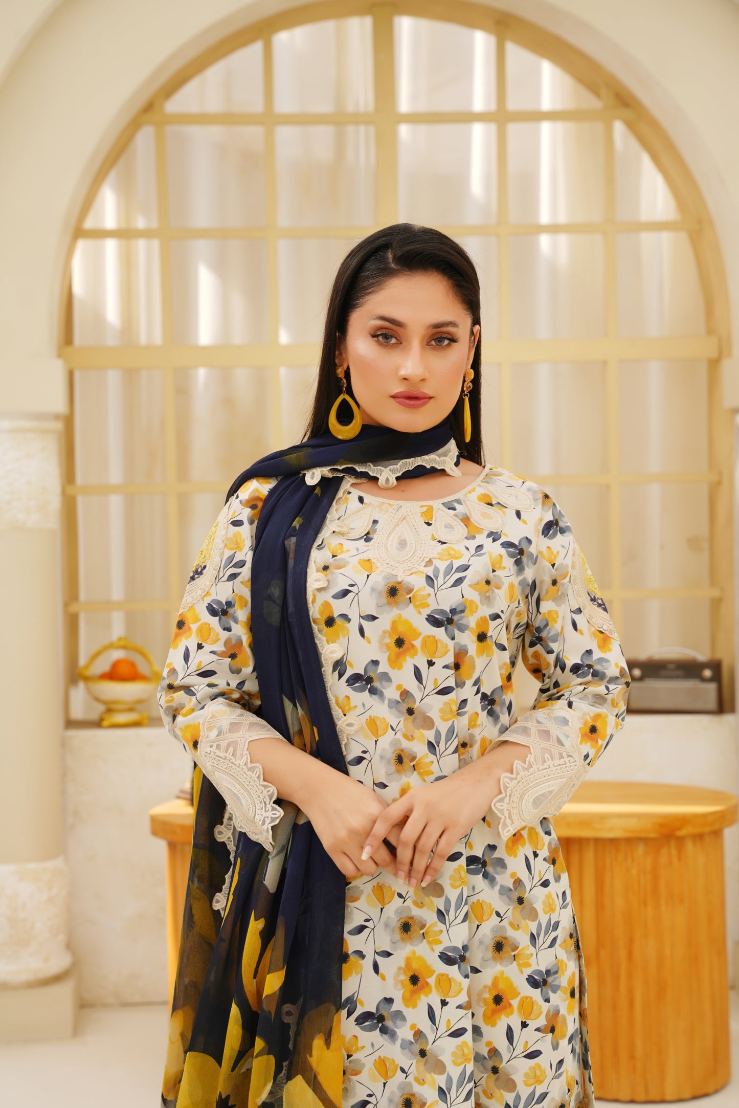 Jashn-e-Baharan By Anaya Noor Emb & Digital Printed Lawn 3PC