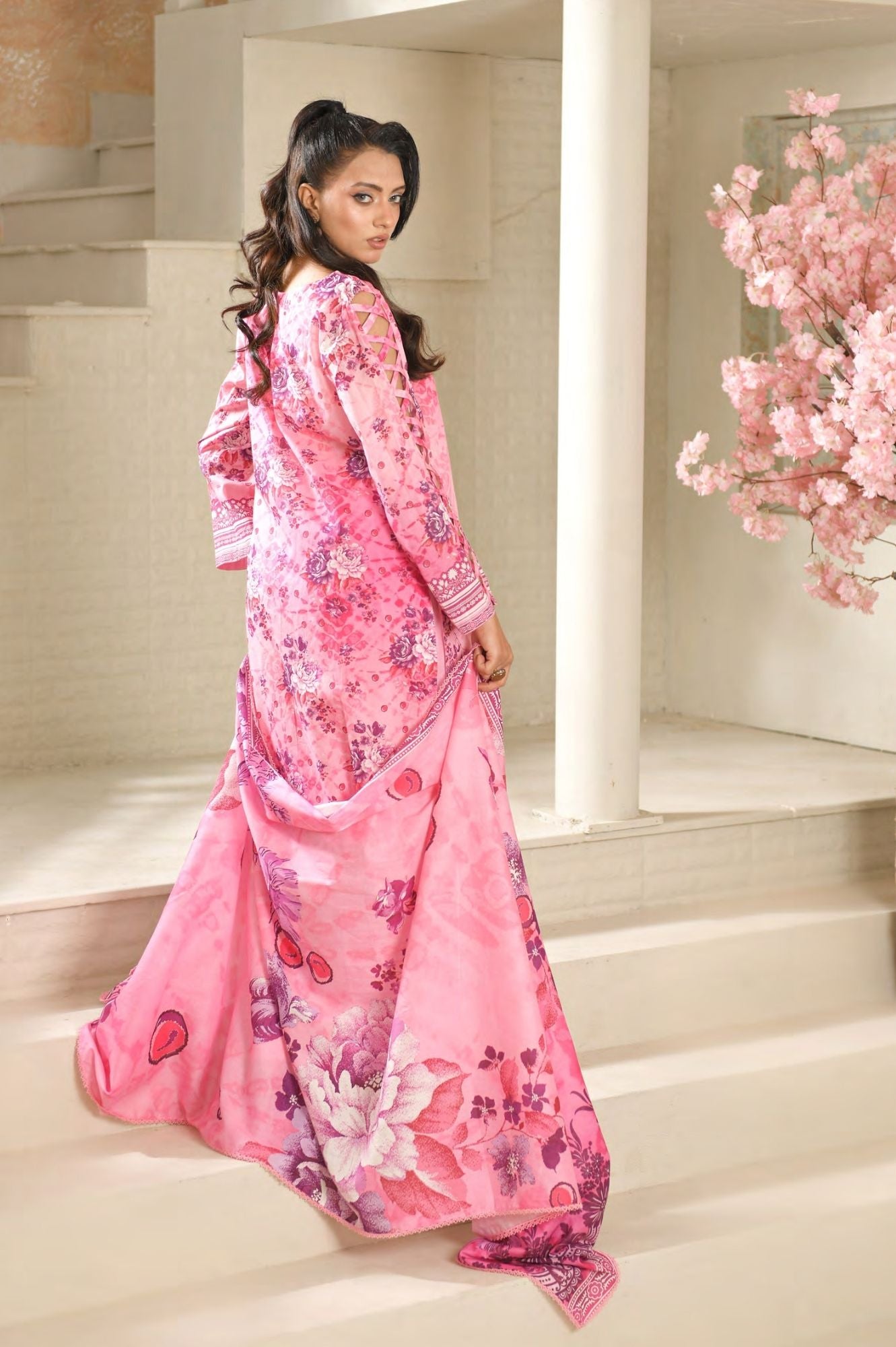 Reemse Digital Printed Lawn 3PC