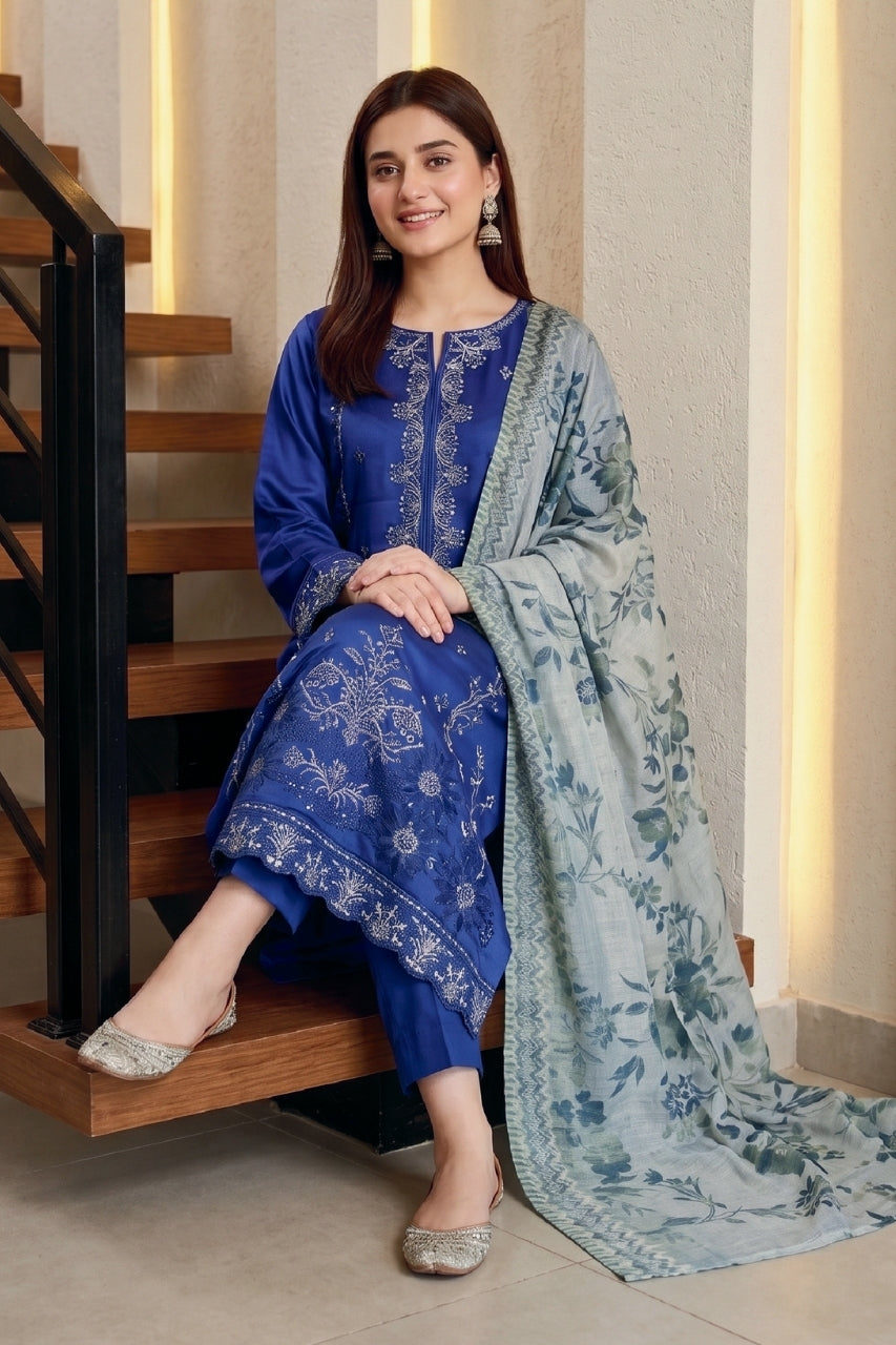 Saphira By Tawakkal Satin 3PC