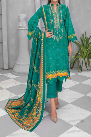 Denara By Anaya Noor Embroidered Slub Khaddar-3PC