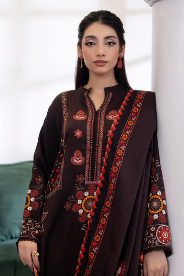 Anaya Noor Digital Printed Stone Linen 3PC