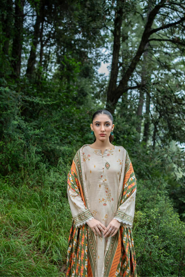 Zesh Airjet Printed Khaddar 3PC