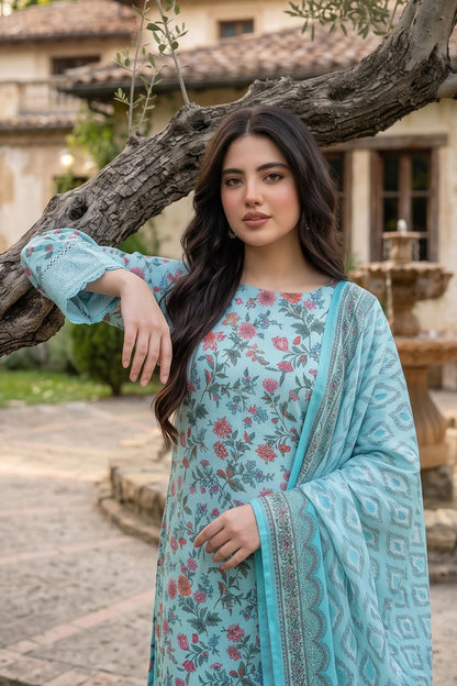 Mashaim Digital Printed Linen 3PC