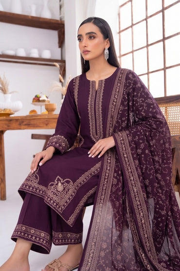 Mannat By Shanaya Digital Printed Stone Linen 3PC
