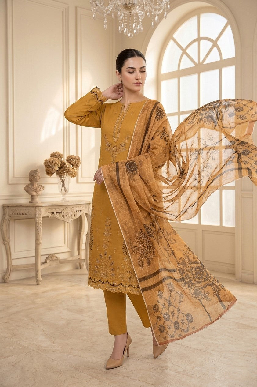 Florent By Anaya Noor Embroidered 3PC