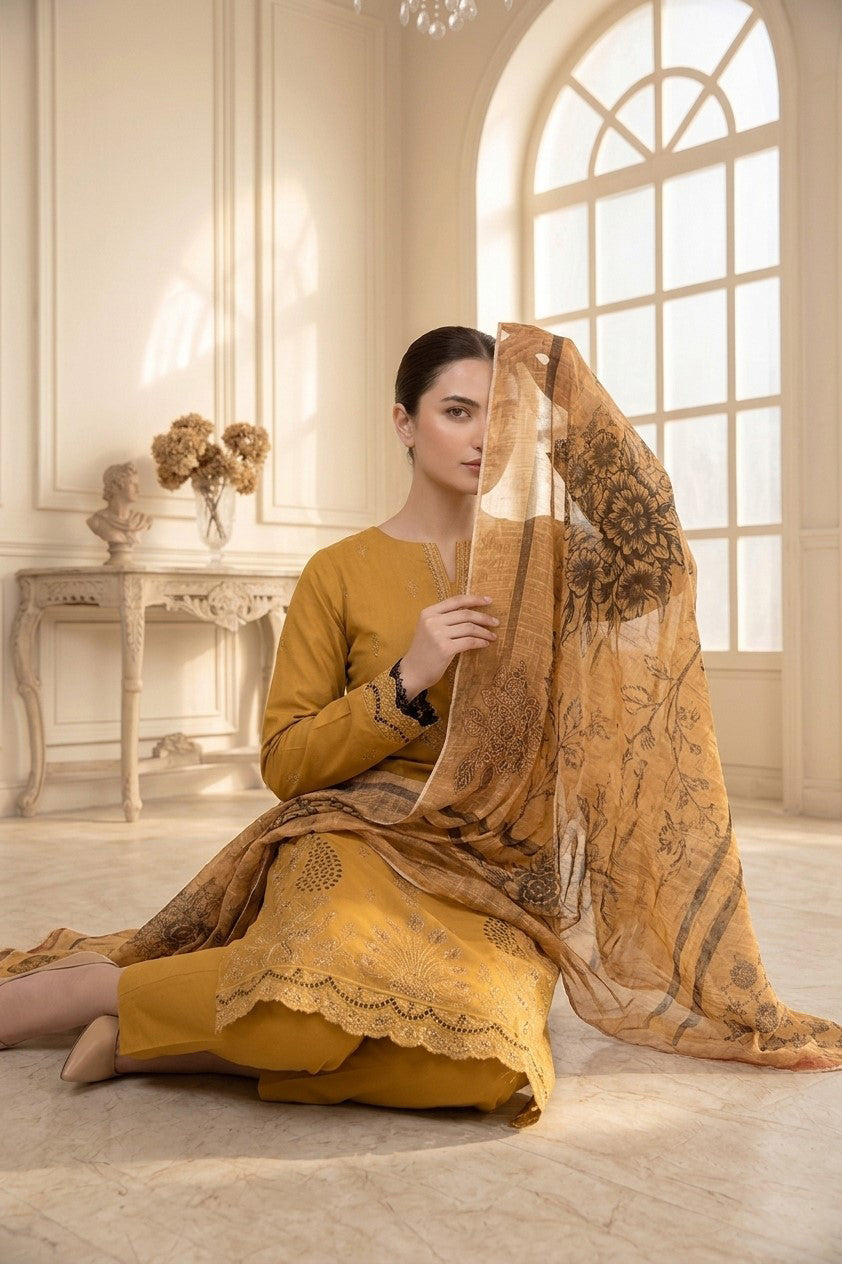 Florent By Anaya Noor Embroidered 3PC