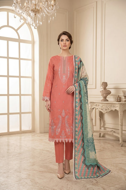 Florent By Anaya Noor Embroidered 3PC