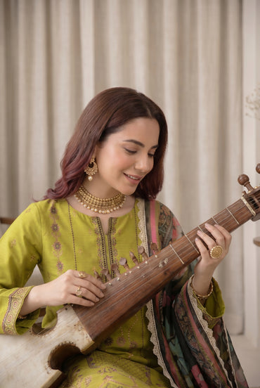 Florent By Anaya Noor Embroidered 3PC