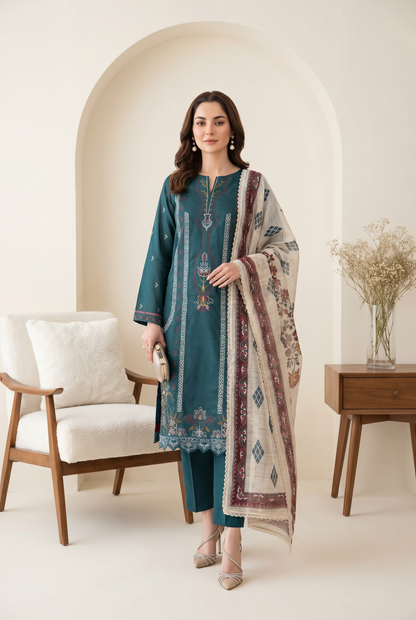 Florent By Anaya Noor Embroidered 3PC
