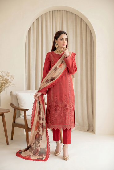 Florent By Anaya Noor Embroidered 3PC