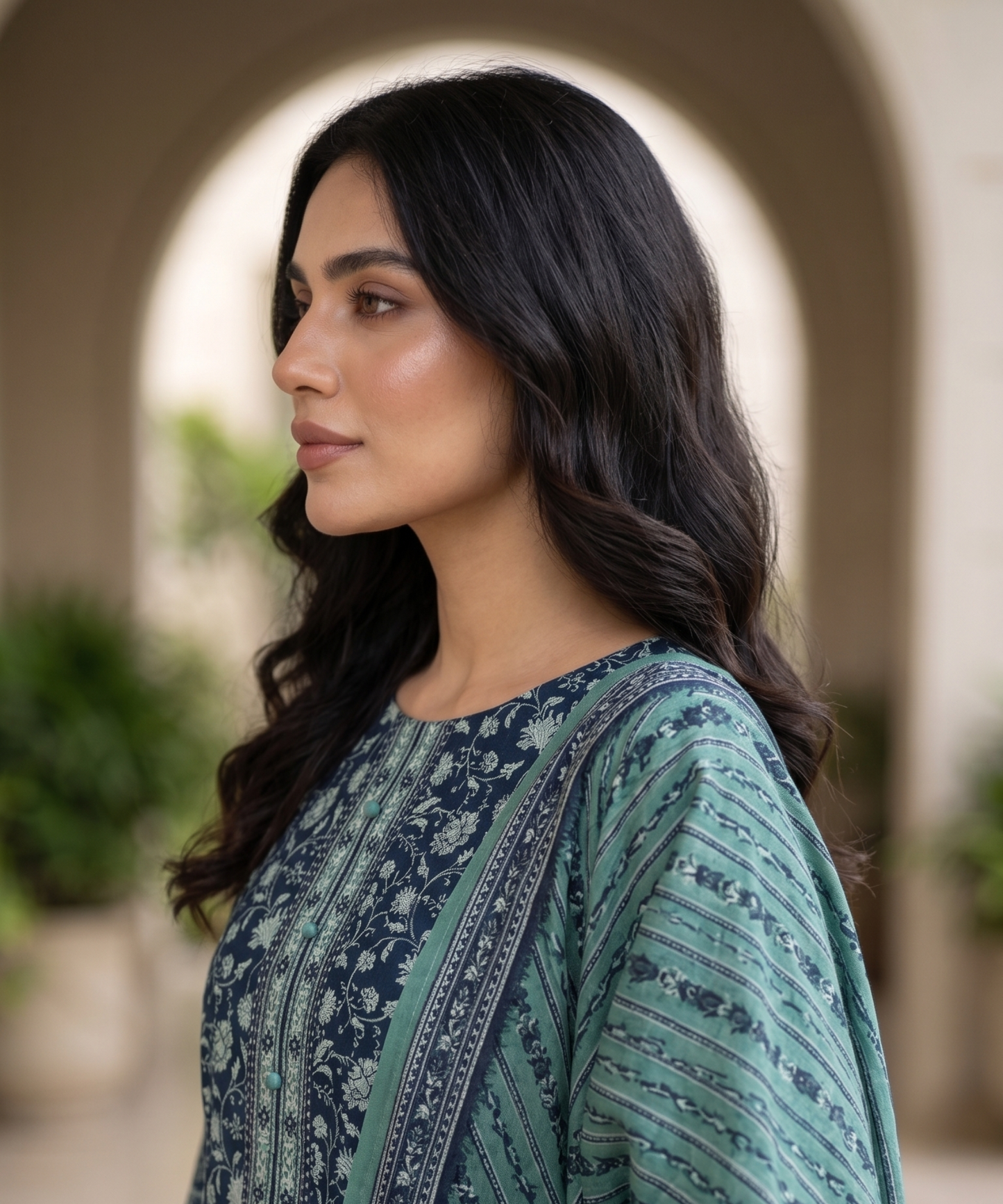 Bin Saeed Digital Printed Lawn 3PC