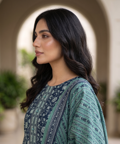Bin Saeed Digital Printed Lawn 3PC