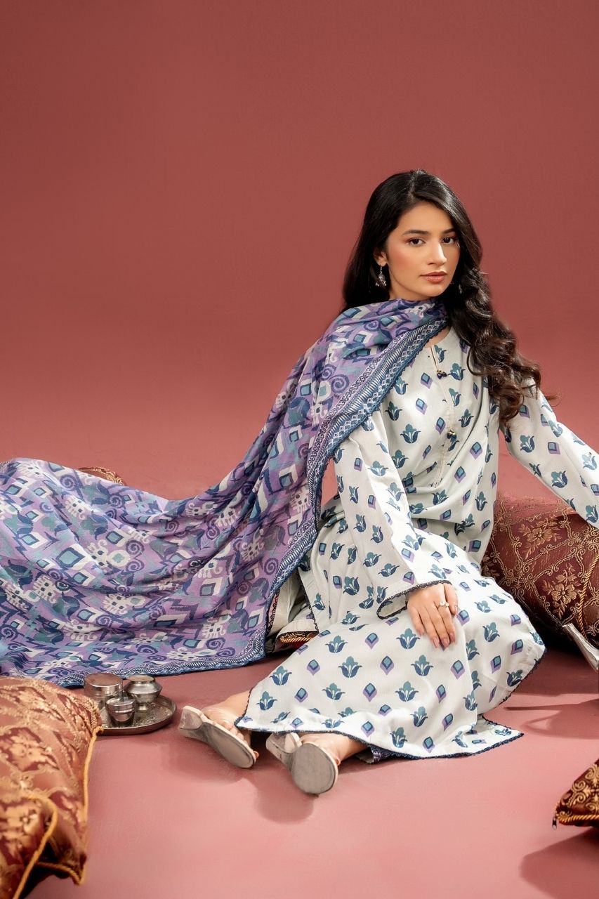 Zesh Drop-13 Airjet Printed Lawn 3PC