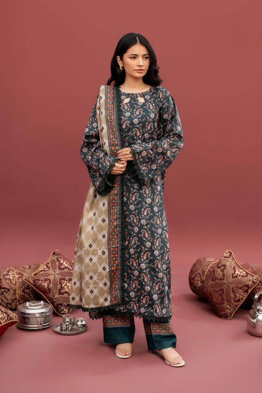 Zesh Drop-13 Airjet Printed Lawn 3PC