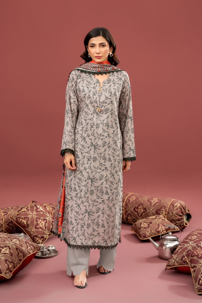 Zesh Drop-13 Airjet Printed Lawn 3PC