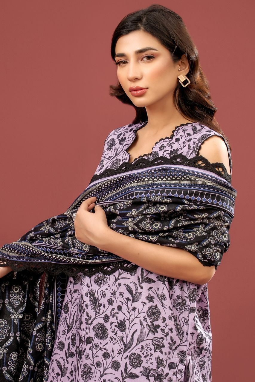 Zesh Drop-13 Airjet Printed Lawn 3PC
