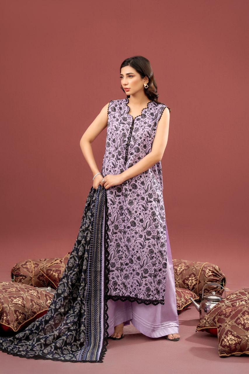 Zesh Drop-13 Airjet Printed Lawn 3PC