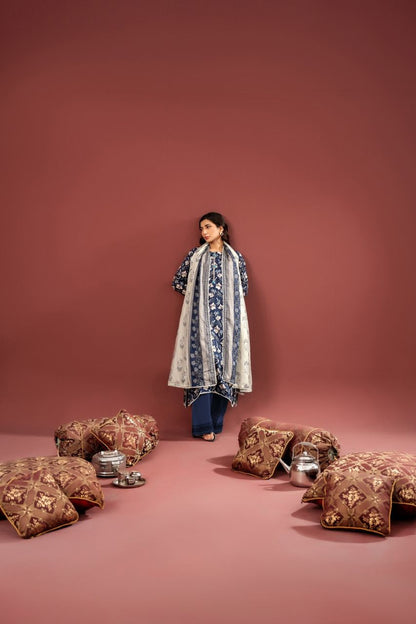 Zesh Drop-13 Airjet Printed Lawn 3PC