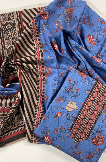 Sapphire Digital Printed Khaddar Shirt-1PC