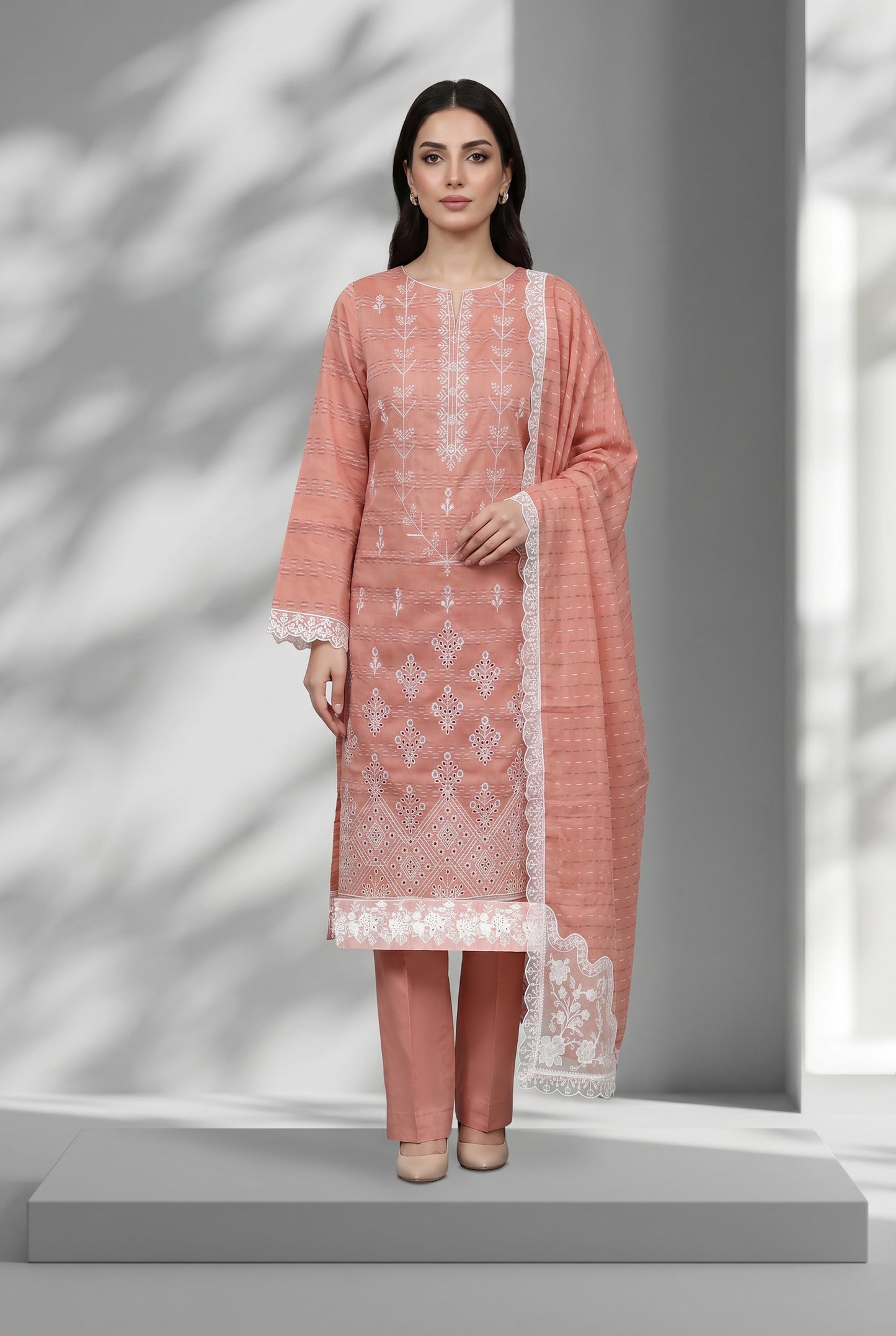 Haya By Anaya Noor Tarkashi Design Lawn 3PC
