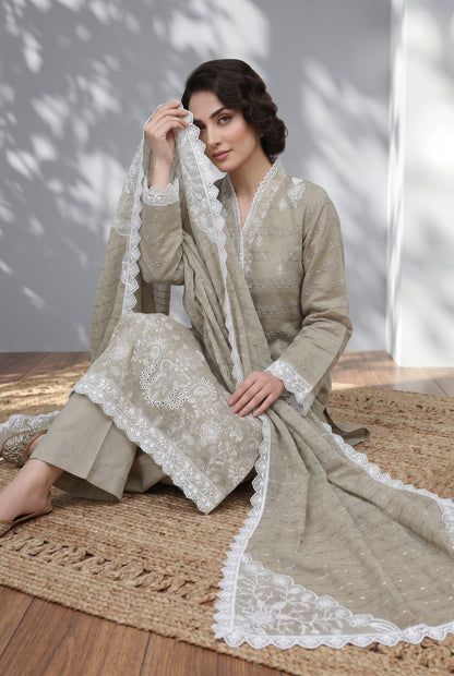 Haya By Anaya Noor Tarkashi Design Lawn 3PC