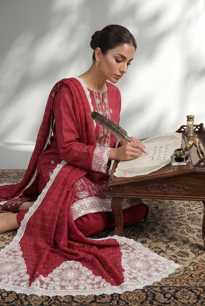 Haya By Anaya Noor Tarkashi Design Lawn 3PC