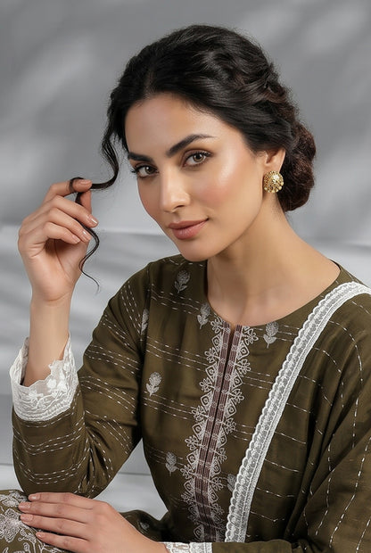 Haya By Anaya Noor Tarkashi Design Lawn 3PC