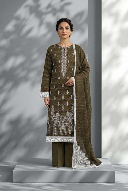 Haya By Anaya Noor Tarkashi Design Lawn 3PC