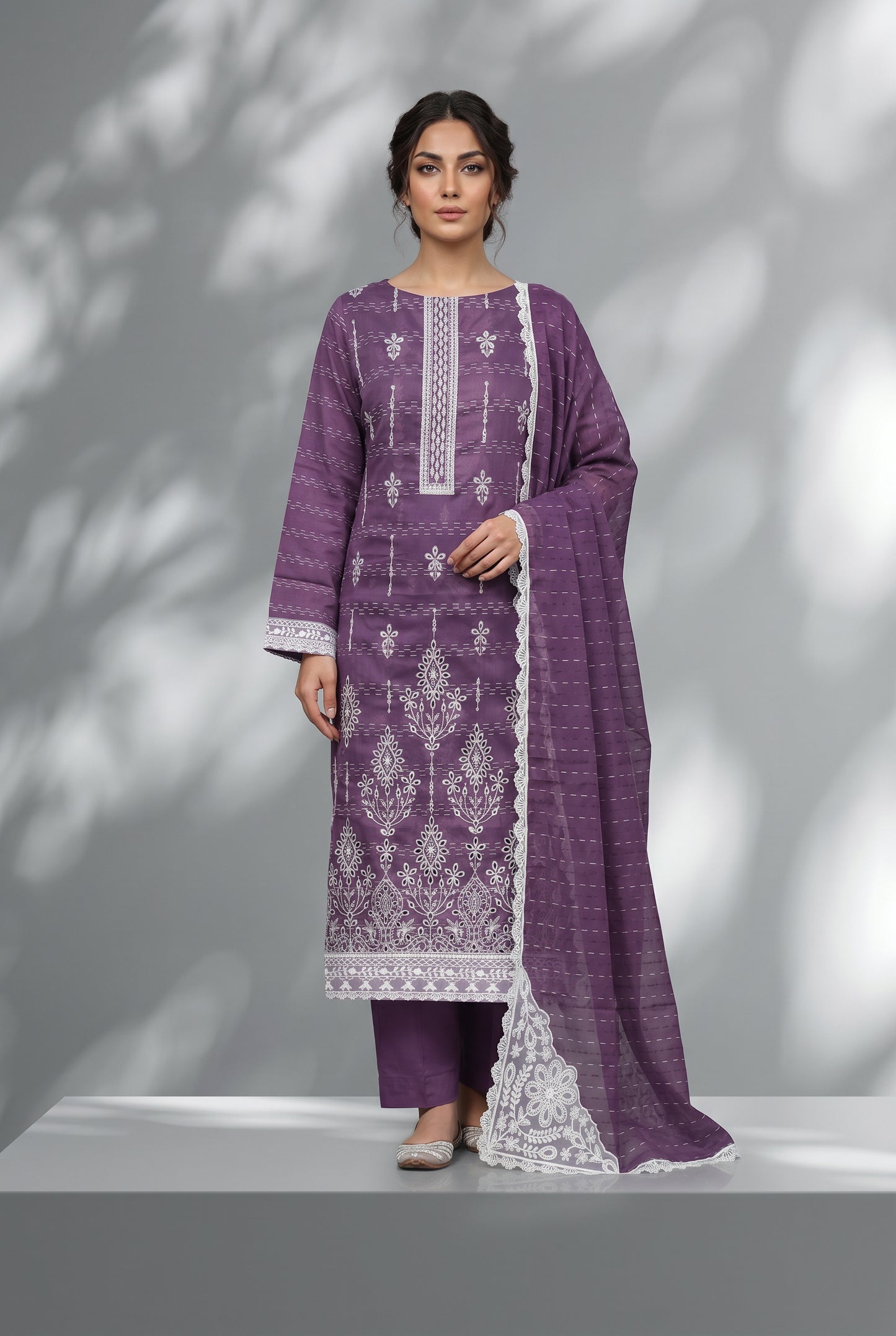 Haya By Anaya Noor Tarkashi Design Lawn 3PC