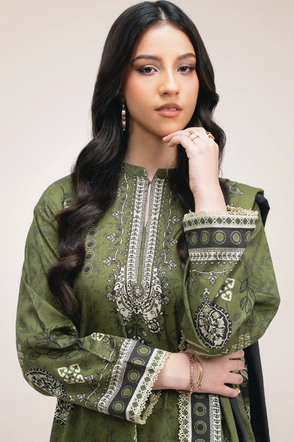 Raqs By Uneq Digital Printed Cotton Viscose 3PC
