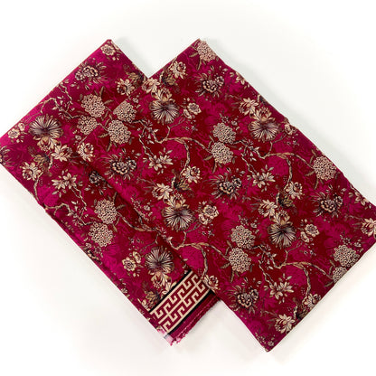 Anaya Noor Printed Bana Dora Slub Linen 2PC
