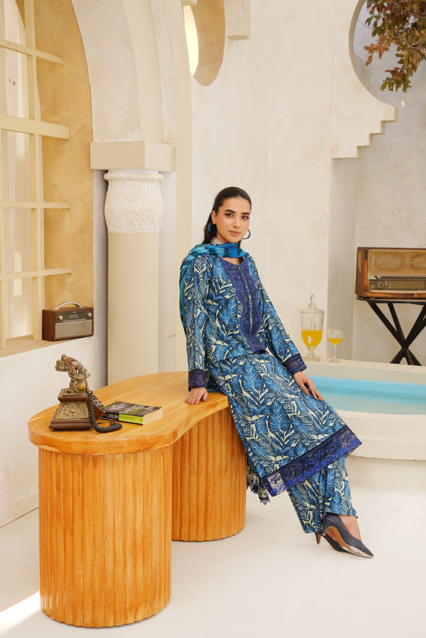 Jashn-e-Baharan By Anaya Noor Emb & Digital Printed Lawn 3PC