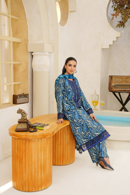 Jashn-e-Baharan By Anaya Noor Emb & Digital Printed Lawn 3PC