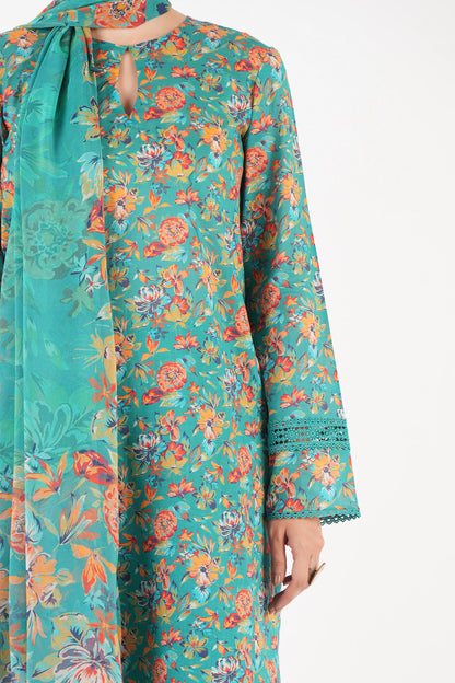 Bareeza Printed Khaddar 3PC
