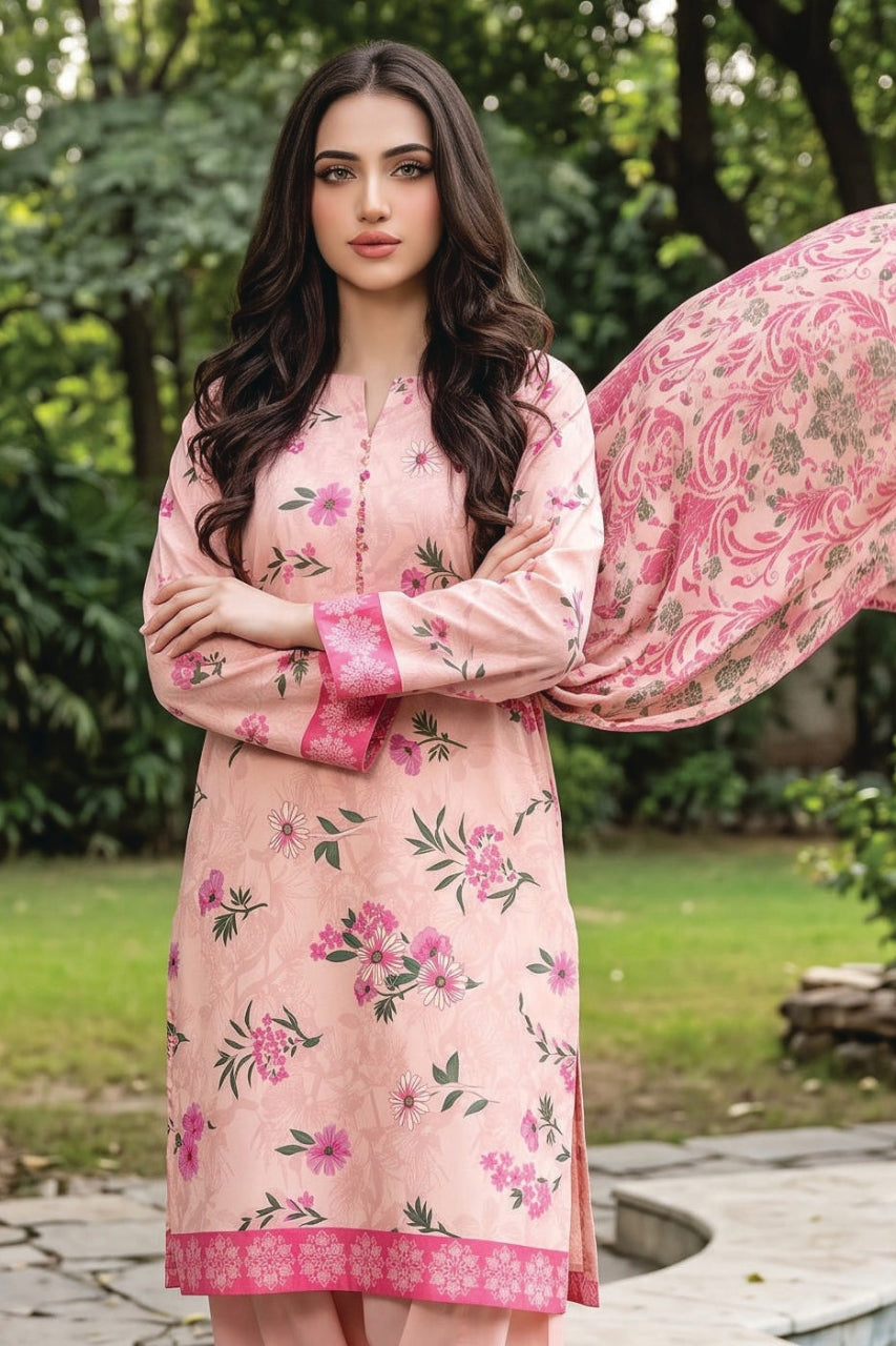 Zesh Digital Printed Khaddar 3PC
