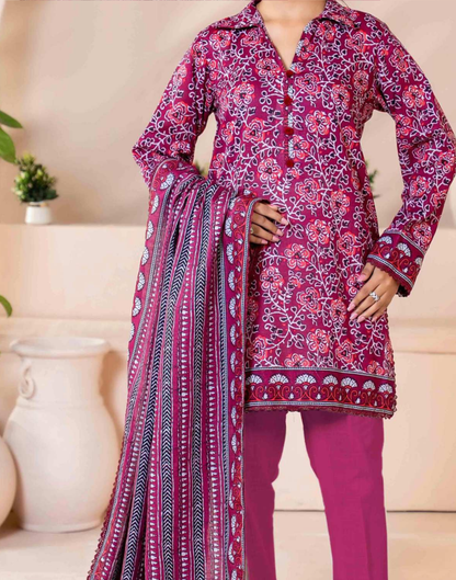 Mehnaz Airjet Printed Khaddar 3PC