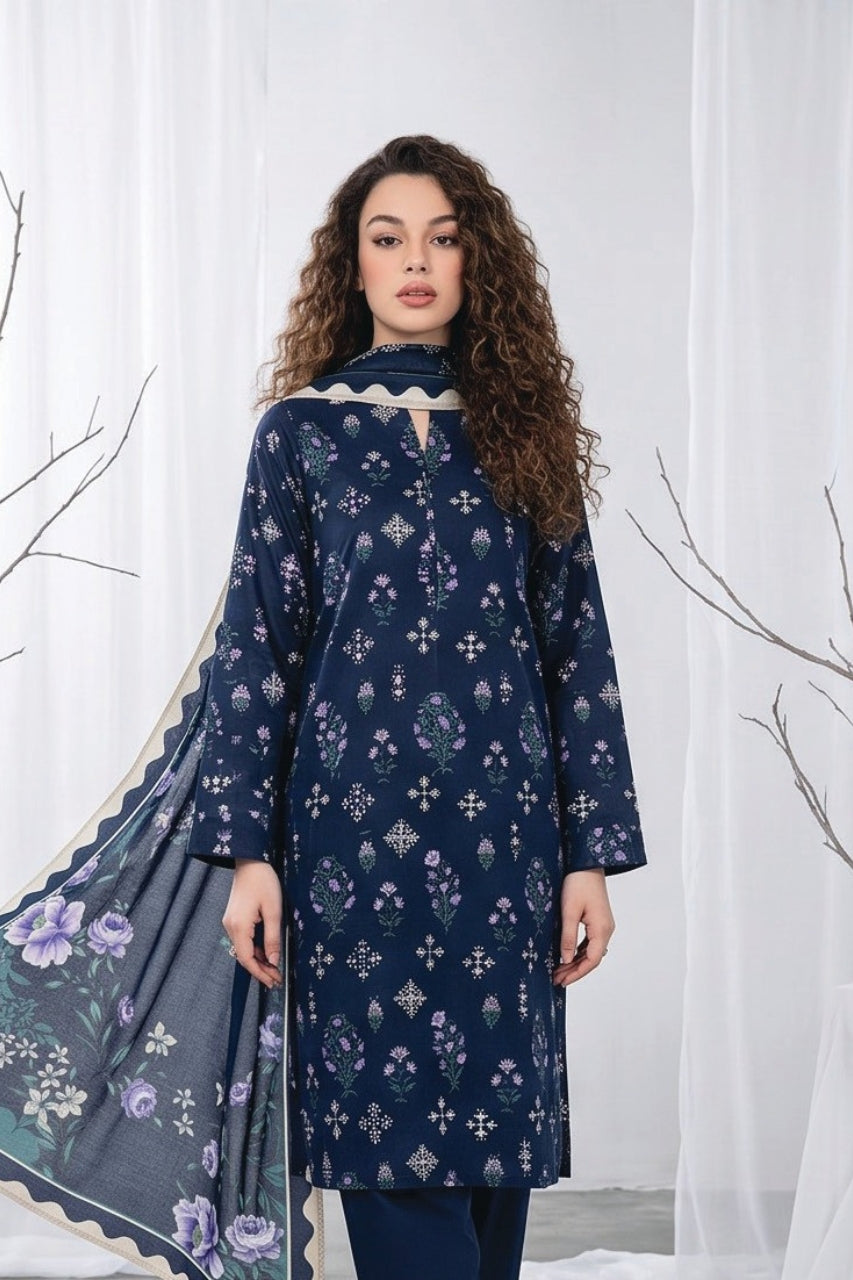 Salina By Regalia Digital Printed Khaddar 3PC