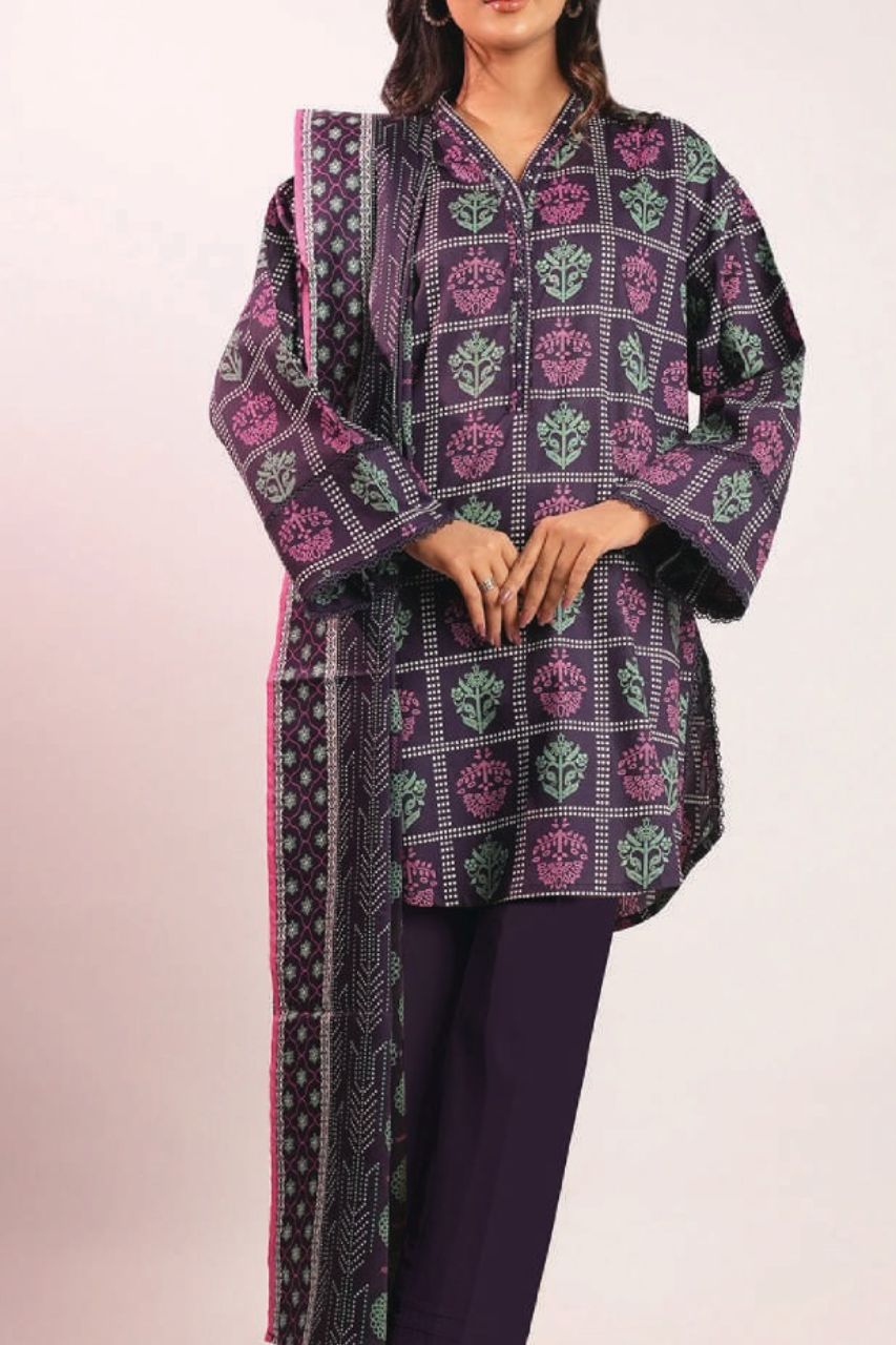 Saya Premium Printed Lawn 3PC