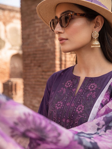 Lakhany Fully Embroidered Lawn 3PC