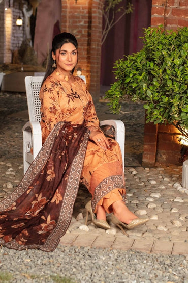 Fabiha By Feroza Printed Lawn 3-PC