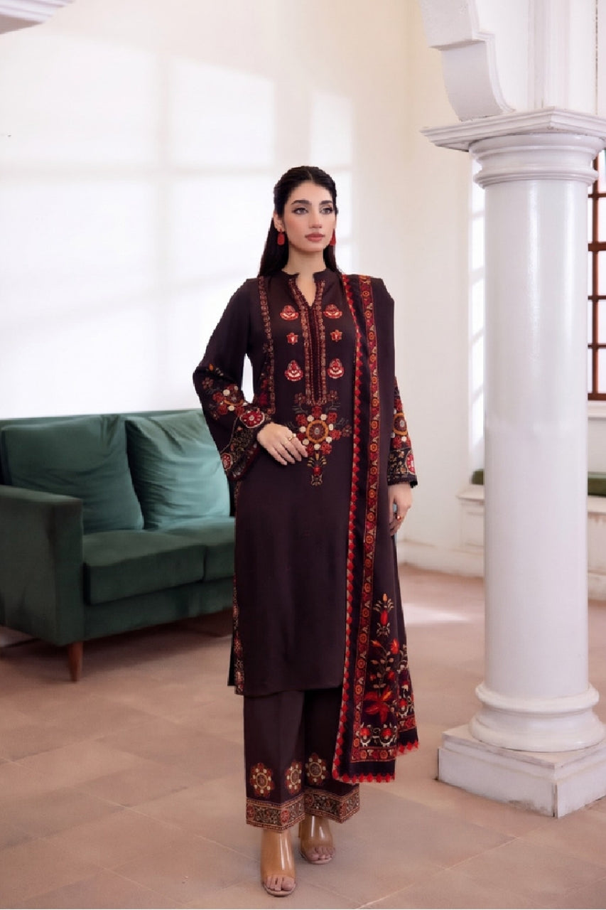 Maira By Shanaya Digital Printed Cambric Cotton 3PC