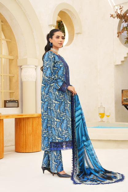 Jashn-e-Baharan By Anaya Noor Emb & Digital Printed Lawn 3PC