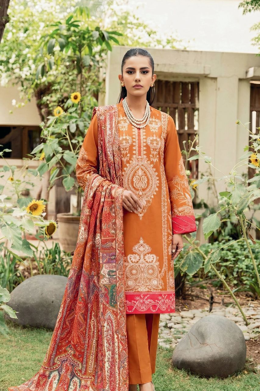 Reyah By Motifz Premium Printed Lawn 3PC