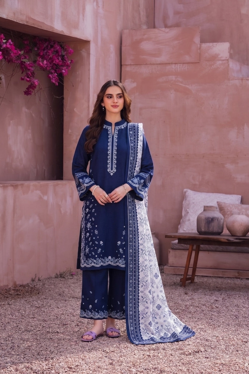 Nirvana By Shanaya Digital Printed Linen 3PC