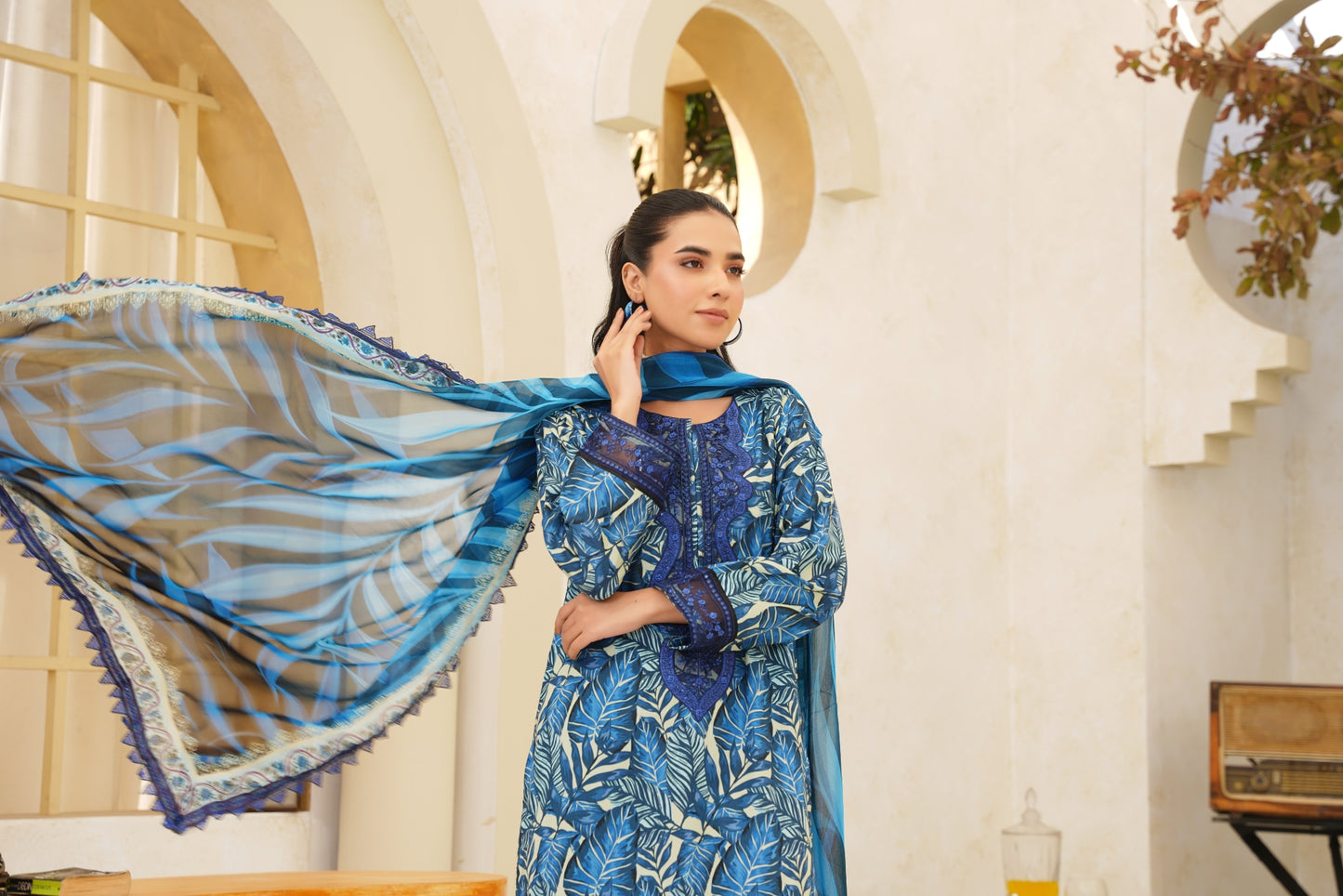 Jashn-e-Baharan By Anaya Noor Emb & Digital Printed Lawn 3PC